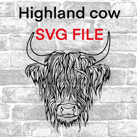 Free Highland Cow Svg File Svg Png Eps Dxf File