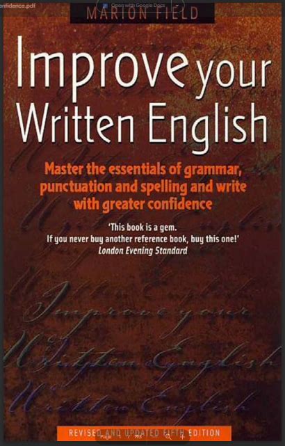 Improve Your Written English Master The Essentials Of Grammar