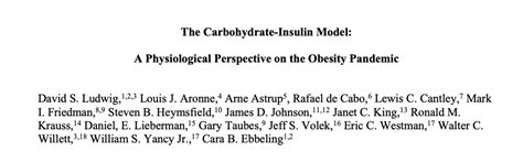 Dr David Ludwig On Twitter After 12 Papers Claiming To Disprove The