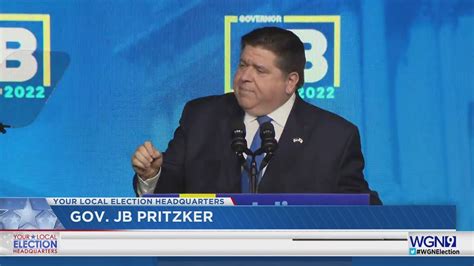 Governor JB Pritzker Delivers Victory Speech Following 2022 Midterm