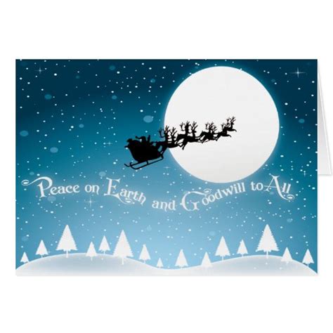 Peace on Earth Christmas Cards | Zazzle