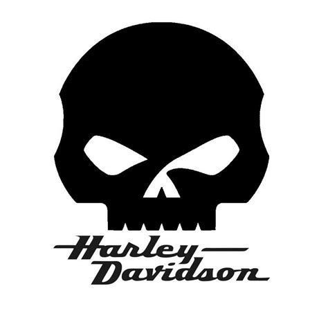 Harley Davidson Willie G Skull Decal