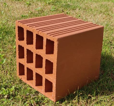 Terracota Square Porotherm Plain Exposed Ventilare Hollow Clay Brick