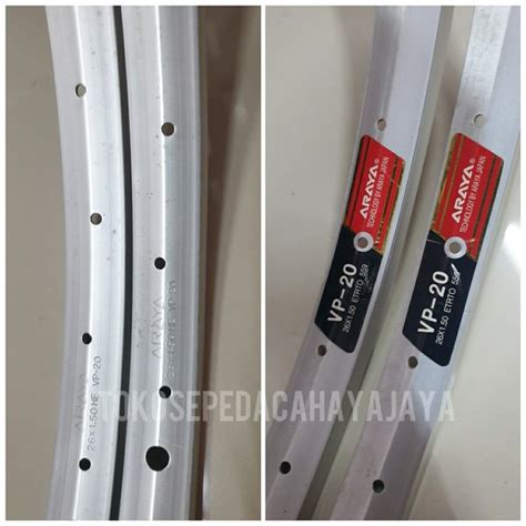 Jual Rim Sepeda Araya Vp Alloy Single Wall H Velg Sepeda Mtb