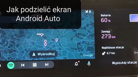 Jak ustawić Ekran podzielony w Android Auto KIA Split Screen Android