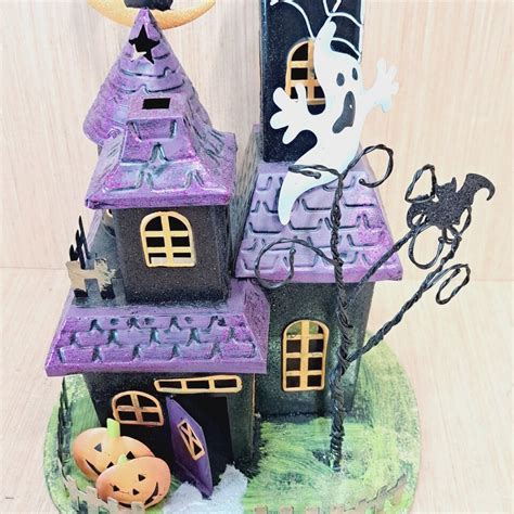 Kohls Haunted House Tealight Candle Holder Halloween Spooky Ghosts Bats