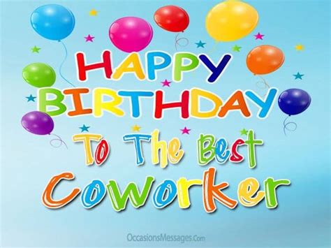 The Best Ideas for Coworker Birthday Wishes - Home, Family, Style and ...