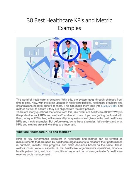 Ppt 30 Best Healthcare Kpis And Metric Examples Powerpoint Presentation Id12434750