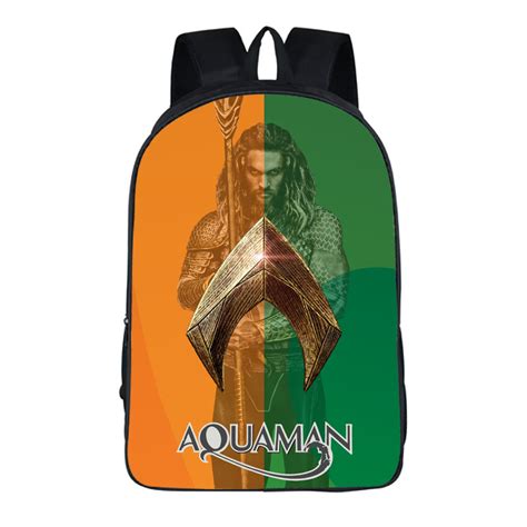 16‘aquaman Backpack School Bag Baganime