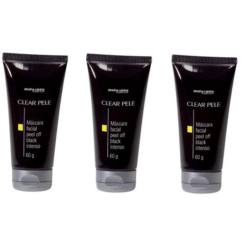 Kit M Scara Pl Stica Facial Black Intenso Abelha Rainha Submarino