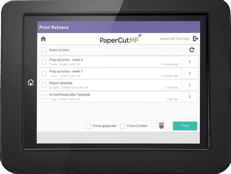 Copier Control Hp Embedded For Papercut Mf Papercut