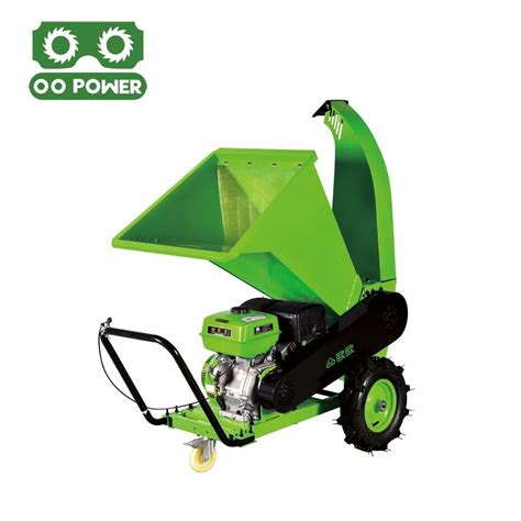 Tree Wood Shredder Chipper Wood Crusher Machine Gasoline Engine Garden