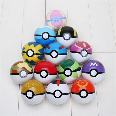 2020 Anime Pikachu Ball Abs Action Figures Poke Ball Go Toys Super