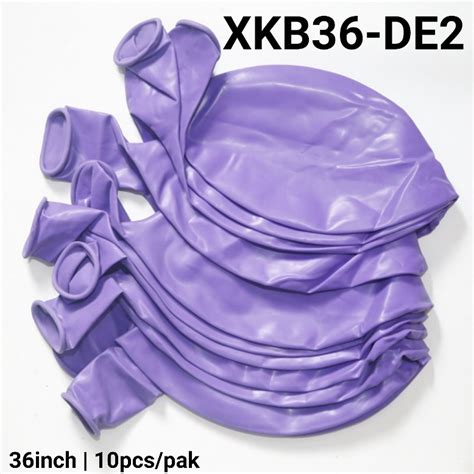 Jual Xkb De Balon Latex Inch Cm Jumbo Doff Tebal Ungu