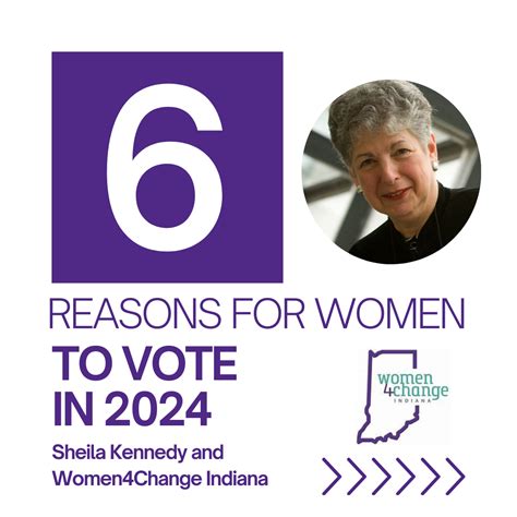 Women4change Indiana — Sheila Kennedys 6 Reasons For Women To Vote In 2024