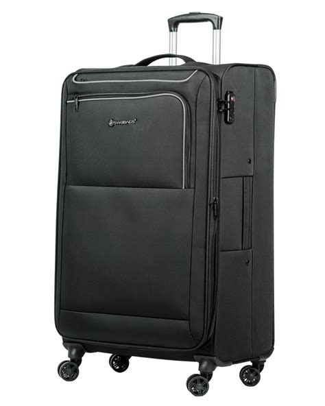 Koffer Trolley Large Erweiterbar Cm Oregon Swissbags Schwarz