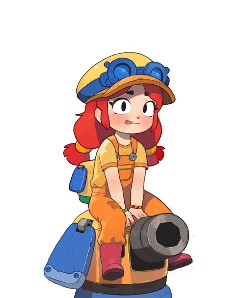 Jessie Brawl Stars Drawn By Opossumachine Danbooru