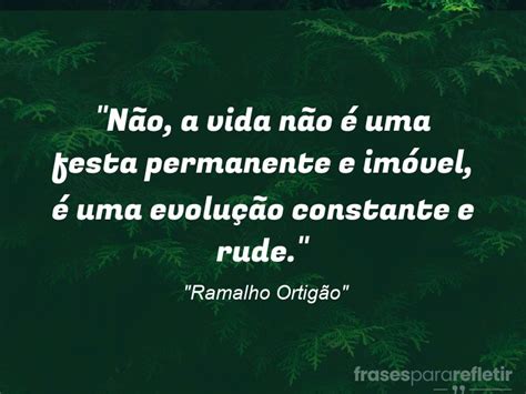 Não a vida não é uma festa permanente e imóvel é uma evolução