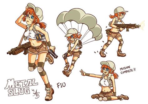 Fio From Metal Slug Dise O De Personajes Minecraft Personajes