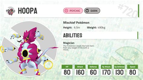 #0720 Hoopa Unbound - Pokecharms PokéDex