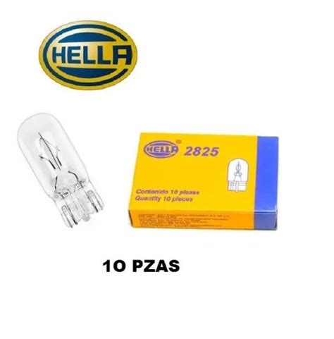 Foco Hella 2825 Pellizco 5w 10 Piezas