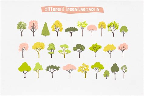 Vector Trees Collection - Design Cuts