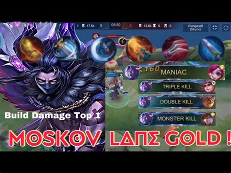 MOSKOV MANIAC ULTIMATE HEADSHOT KAMU MESTI TRY ITEM DAMAGE KDA