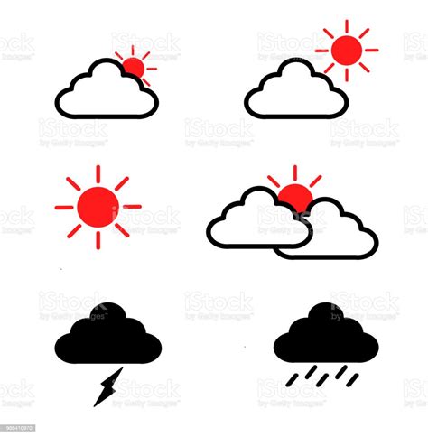 Weather Forecast Stock Illustration Download Image Now Abstract Cartoon Environment Istock