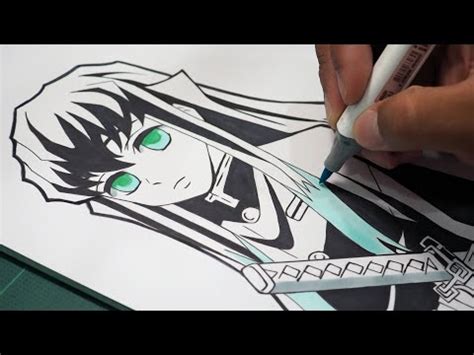 How To Draw Muichiro Tokito Step By Step Demon Slayer Kimetsu No Yaiba