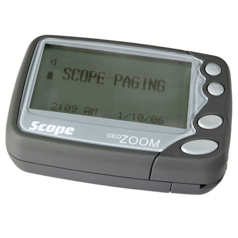 Scope Big Screen Vibrating Personal Pager Receiver Geo85zm Deaf