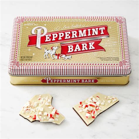 Williams Sonoma Salted Peppermint Bark Gourmet Chocolate Williams