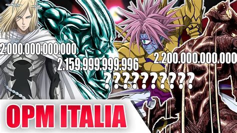 One Punch Man Rubrica I Veri Livelli Di Forza Youtube