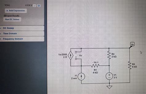 Solved 1 Consider The Circuit Above A Use Thevenin S Chegg