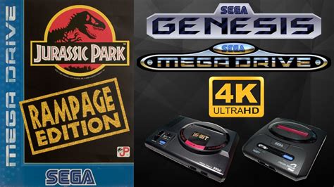 Jurassic Park Rampage Edition [sega Genesis Mega Drive] Gameplay