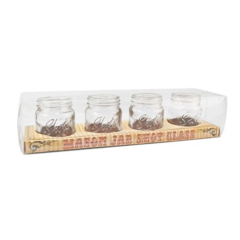 Mason Jar Shot Glass Set