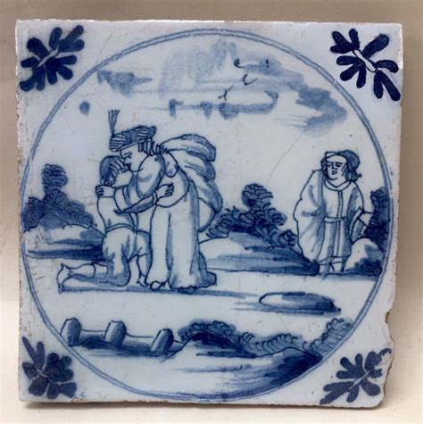 English Delftware Biblical Tile | Garry AtkinsGarry Atkins