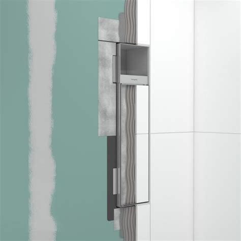 Hansgrohe Xtrastoris Rock Recessed Toilet Module With Tileable Door