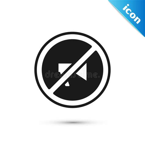 Grey Censored Stamp Icon Isolated On White Background Vector Stock Vector Illustration Of