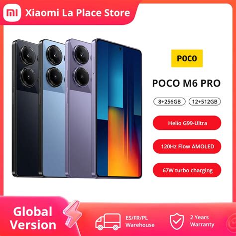 Global Version Poco M Pro Nfc Smartphone Helio G Ultra Hz Flow