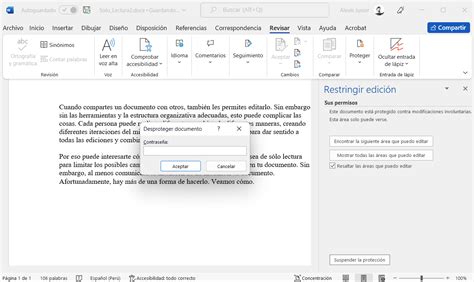 C Mo Eliminar Solo Lectura De Un Archivo En Word