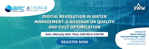 Webinar On Improving Quality And Reducing Operational Costs Of Water