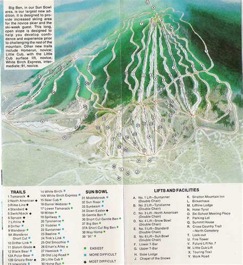 Stratton Vermont Trail Map