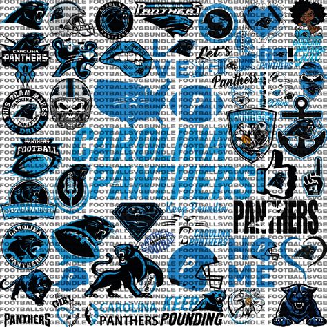 Panthers Svg 70 Layered File Carolina Svg Keep Poundin Etsy