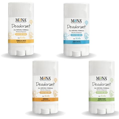 Mona Aluminum Free Hypoallergenic Magnesium Deodorant Stick For