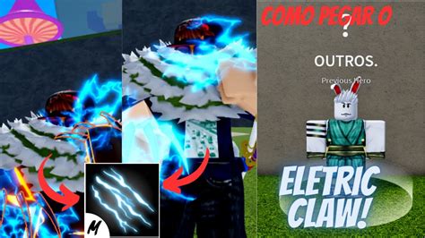 Como Pegar O Eletric Claw No Blox Fruits Guia Passo A Passo Youtube