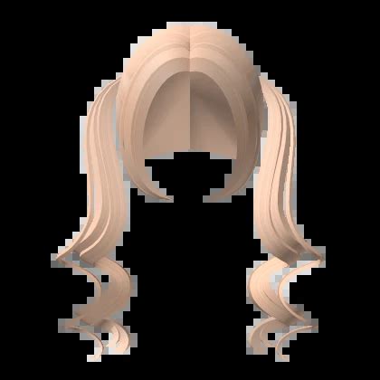 Sweet Long Curly Pigtails In Blonde Roblox Item Rolimon S