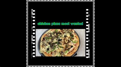 How To Make Chicken Pizza Chicken Pizza Recipe Chicken Pizza Recipe At Home Youtube