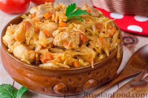 Капуста тушеная, рецепты на RussianFood.com: 642 рецепта тушеной капусты