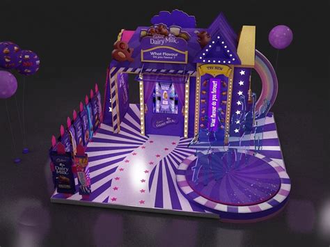 cadbury dairy milk Booth on Behance | Exhibition booth design, Cadbury ...