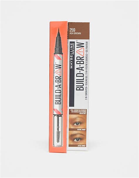 Maybelline Build A Brow 2 Easy Steps Eye Brow Pencil And Gel Ash